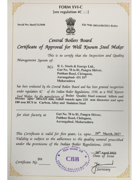 Certification